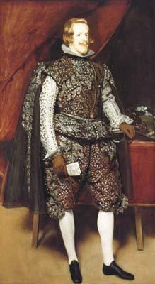 Diego Velazquez Portrait en pied de Philippe IV (df02) oil painting picture